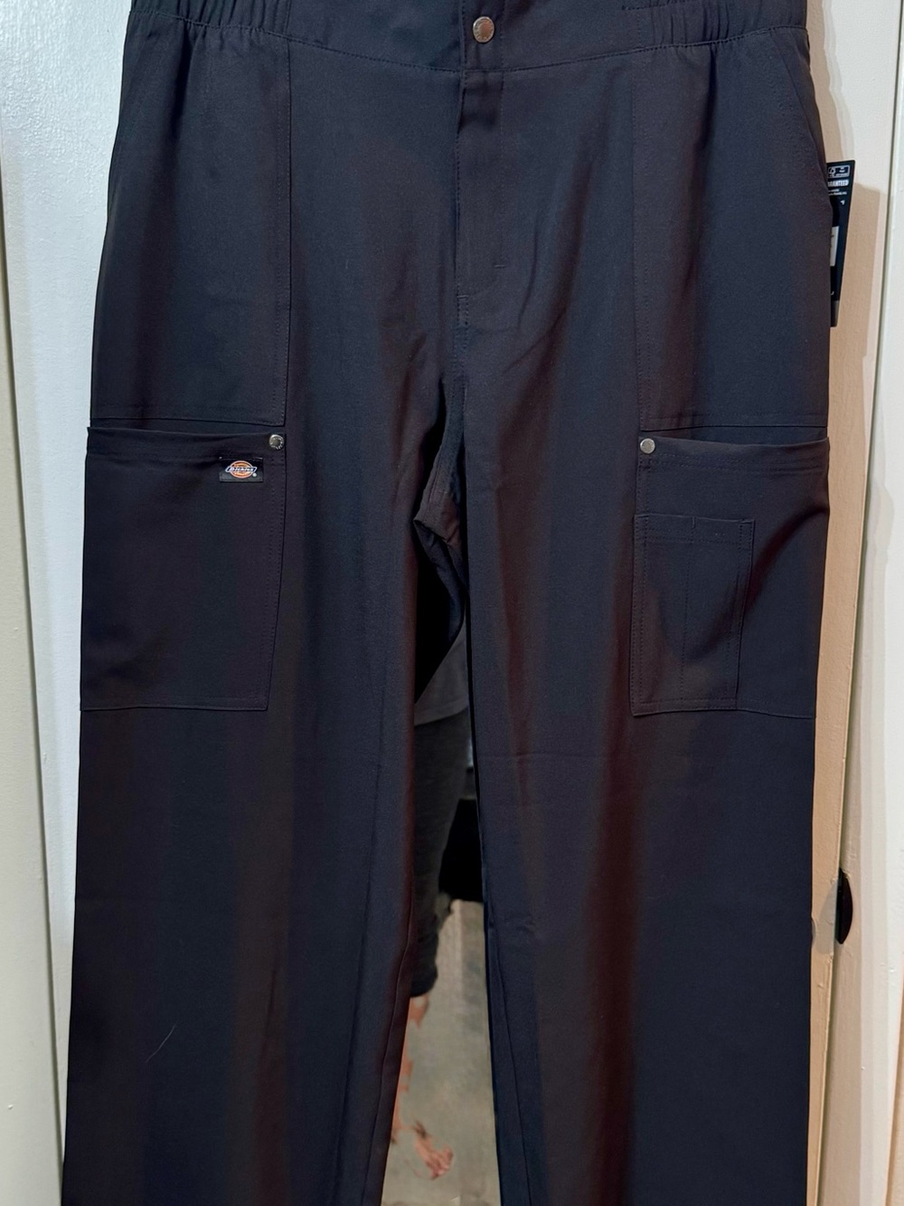 Dickies Black Utility Cargo Pants with Patch Logo